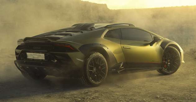 Lamborghini Huracán Sterrato – mid-engined supercar turned off-roader; 610 PS; 1,499 units; from RM1.21 mil