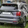 2023 Kia Sorento in Malaysia – CKD SUV; 6 or 7 seats; 2.5L petrol, 2.2L diesel; AEB standard; fr RM220k est