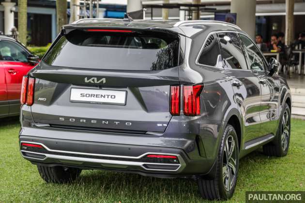 2023 Kia Sorento in Malaysia – CKD SUV; 6 or 7 seats; 2.5L petrol, 2.2L diesel; AEB standard; fr RM220k est