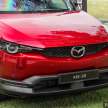2023 Mazda MX-30 EV – first local spec units arrive in Malaysia; 145 PS, 199 km range; priced at RM199k max