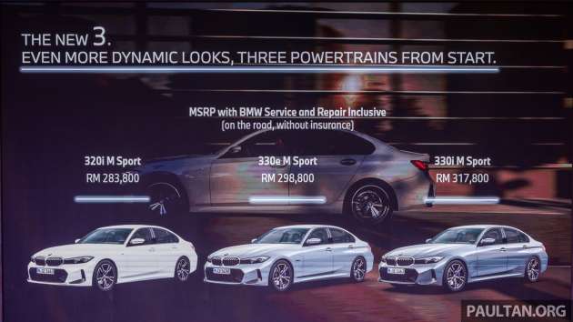 2023 BMW 3 Series facelift launched in Malaysia – CKD G20 LCI 320i from RM264k, 330e RM279k, 330i RM298k