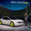 BMW i Vision Dee debuts at CES – colour-changing EV concept with massive HUD; previews the Neue Klasse