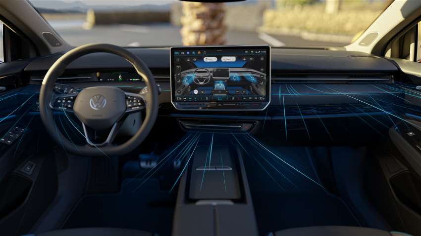 Volkswagen ID.7 debuts with trippy camo at CES – EV sedan with 700 km of range; launch in Q2 this year 1562700