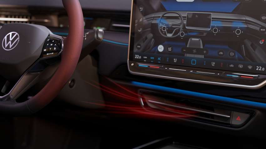 Volkswagen ID.7 debuts with trippy camo at CES – EV sedan with 700 km of range; launch in Q2 this year 1562702