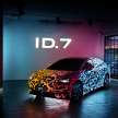 Volkswagen ID.7 debuts with trippy camo at CES – EV sedan with 700 km of range; launch in Q2 this year