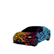 Volkswagen ID.7 debuts with trippy camo at CES – EV sedan with 700 km of range; launch in Q2 this year