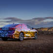 Volkswagen ID.7 debuts with trippy camo at CES – EV sedan with 700 km of range; launch in Q2 this year