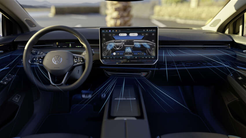 Volkswagen ID.7 debuts with trippy camo at CES – EV sedan with 700 km of range; launch in Q2 this year 1599678