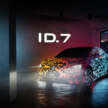 Volkswagen ID.7 debuts with trippy camo at CES – EV sedan with 700 km of range; launch in Q2 this year