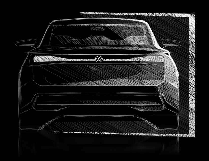 Volkswagen ID.7 debuts with trippy camo at CES – EV sedan with 700 km of range; launch in Q2 this year 1599723