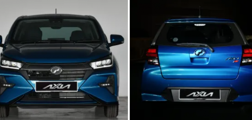 2023 Perodua Axia D74A 1.0L CVT – official teaser images released, full front and rear angles uncovered 1573367