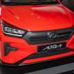 2023 Perodua Axia D74A spec-by-spec comparison – 4 1.0L CVT variants; G, X, SE, AV; RM38.6k to RM49.5k