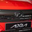 2023 Perodua Axia D74A spec-by-spec comparison – 4 1.0L CVT variants; G, X, SE, AV; RM38.6k to RM49.5k