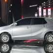 Toyota Agya 2023 kembar Perodua Axia D74A didedahkan di Indonesia – ada varian GR Sport!