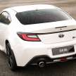 2023 Toyota GR86 launched in Malaysia – second-gen with 237 PS 2.4L; RM295k for 6MT, RM305k for 6AT