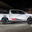 2023 Toyota Hilux GR Sport in Malaysia – monotube dampers, sportier bodykit; same 204 PS 2.8L