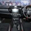 2023 Toyota Hilux GR Sport in Malaysia – monotube dampers, sportier bodykit; same 204 PS 2.8L