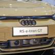 Audi e-tron GT open for booking in M’sia – up to 501 km EV range, 0-100 as low as 3.3 sec, RM559k-RM769k