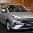 2023 Perodua Axia D74A spec-by-spec comparison – 4 1.0L CVT variants; G, X, SE, AV; RM38.6k to RM49.5k