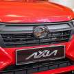 2023 Perodua Axia D74A spec-by-spec comparison – 4 1.0L CVT variants; G, X, SE, AV; RM38.6k to RM49.5k