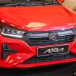 2023 Perodua Axia D74A spec-by-spec comparison – 4 1.0L CVT variants; G, X, SE, AV; RM38.6k to RM49.5k