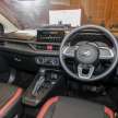 2023 Perodua Axia D74A spec-by-spec comparison – 4 1.0L CVT variants; G, X, SE, AV; RM38.6k to RM49.5k