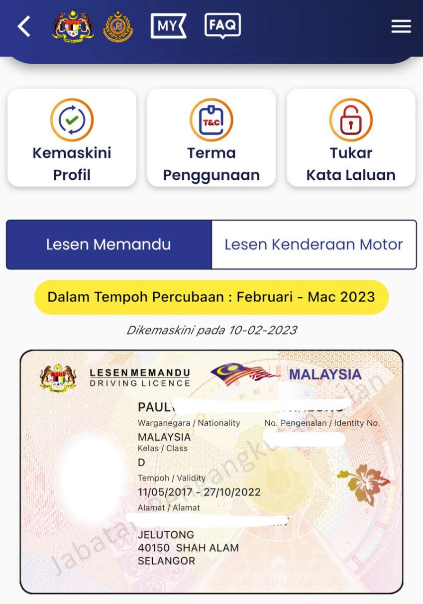 No longer mandatory to display road tax on car from Feb 10, show e-LKM on phone app instead – Loke 1574429
