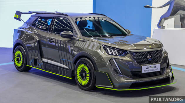 Bangkok 2023 – Peugeot 2008 Sport Concept brings aggressive aero kit to B-segment crossover