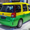 Bangkok 2023: Toyota Thai Taxi – liquefied petroleum gas hybrid concept based on JPN Taxi with local livery