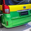 Bangkok 2023: Toyota Thai Taxi – liquefied petroleum gas hybrid concept based on JPN Taxi with local livery