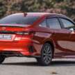 2023 Toyota Vios launched in Malaysia – DNGA; 1.5L NA, CVT; AEB, ACC; two variants; from RM89,600