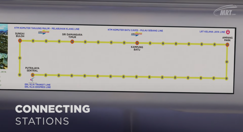 MRT Putrajaya Line official video – 6 interchange and connecting stations, 9 underground, open March 16 1586345