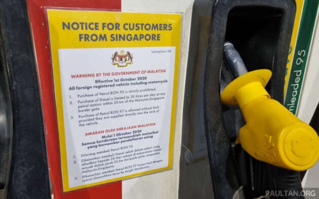 Kerajaan tidak berhasrat benarkan kenderaan milik bukan warganegara nikmati subsidi petrol RON95