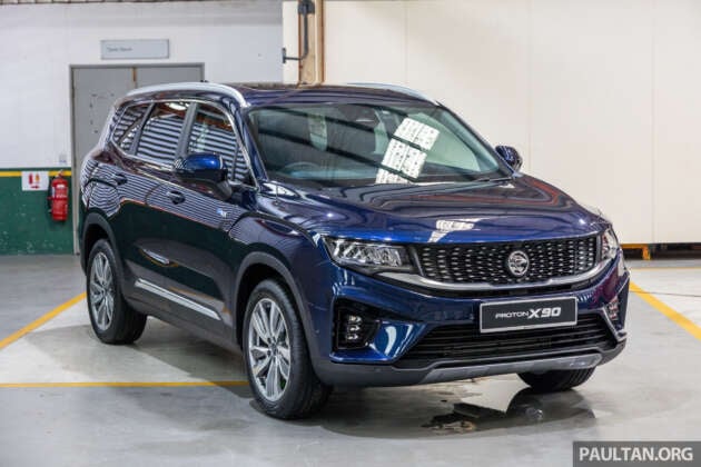 Proton X90 spesifikasi antara varian  – Standard, Executive, Premium dan Flagship, RM124k-RM153k