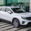 Proton X90 spesifikasi antara varian  – Standard, Executive, Premium dan Flagship, RM124k-RM153k