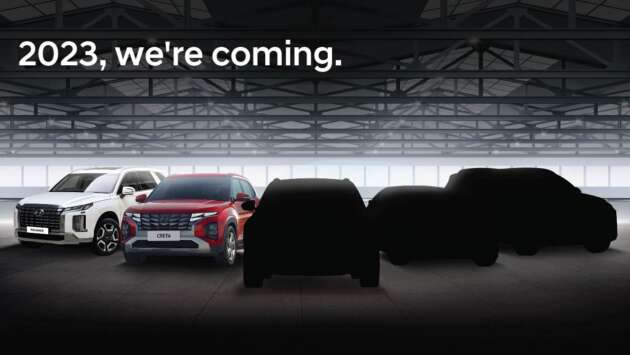 Hyundai Malaysia teases 3 new models for 2023 – all-new Tucson, Santa Fe facelift, Ioniq 6 EV coming soon