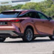 2023 Lexus RX 350 Luxury in Malaysia – 2.4T AWD with 279 PS and 430 Nm; AEB, ACC; priced from RM469k