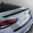 Bangkok 2024: Nissan Almera facelift – B-sedan gets bolder face, blue trim, bodykit with twin central pipes