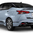 Bangkok 2024: Nissan Almera facelift – B-sedan gets bolder face, blue trim, bodykit with twin central pipes