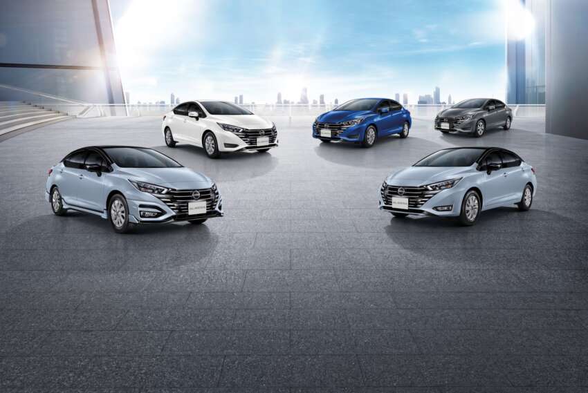 2023 Nissan Almera facelift debuts in Thailand – four variants, 1.0L turbo 3-cylinder petrol; from RM73k 1613590