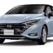 Bangkok 2024: Nissan Almera facelift – B-sedan gets bolder face, blue trim, bodykit with twin central pipes