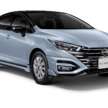 Bangkok 2024: Nissan Almera facelift – B-sedan gets bolder face, blue trim, bodykit with twin central pipes