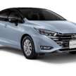 Bangkok 2024: Nissan Almera facelift – B-sedan gets bolder face, blue trim, bodykit with twin central pipes