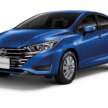 Bangkok 2024: Nissan Almera facelift – B-sedan gets bolder face, blue trim, bodykit with twin central pipes
