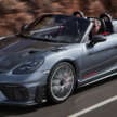 Porsche 718 Spyder RS debuts – 500 PS/450 Nm 4.0L NA flat-six open-top sibling to 718 Cayman GT4 RS