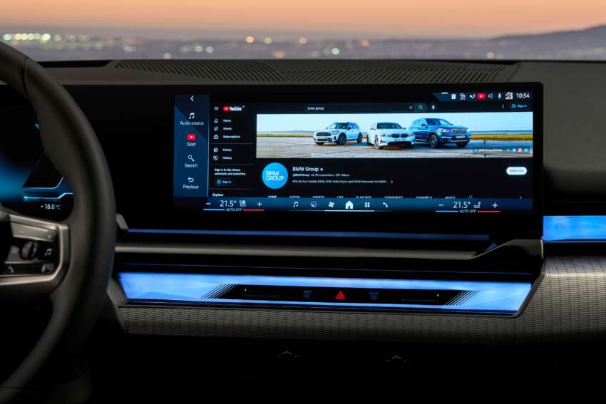 BMW i5 and 2024 BMW 5 Series G60 – M60 xDrive with up to 601 hp; AirConsole brings in-car gaming 1617630