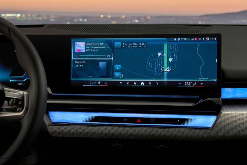 BMW i5 and 2024 BMW 5 Series G60 – M60 xDrive with up to 601 hp; AirConsole brings in-car gaming 1617654