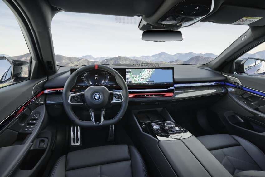 BMW i5 and 2024 BMW 5 Series G60 – M60 xDrive with up to 601 hp; AirConsole brings in-car gaming 1617810