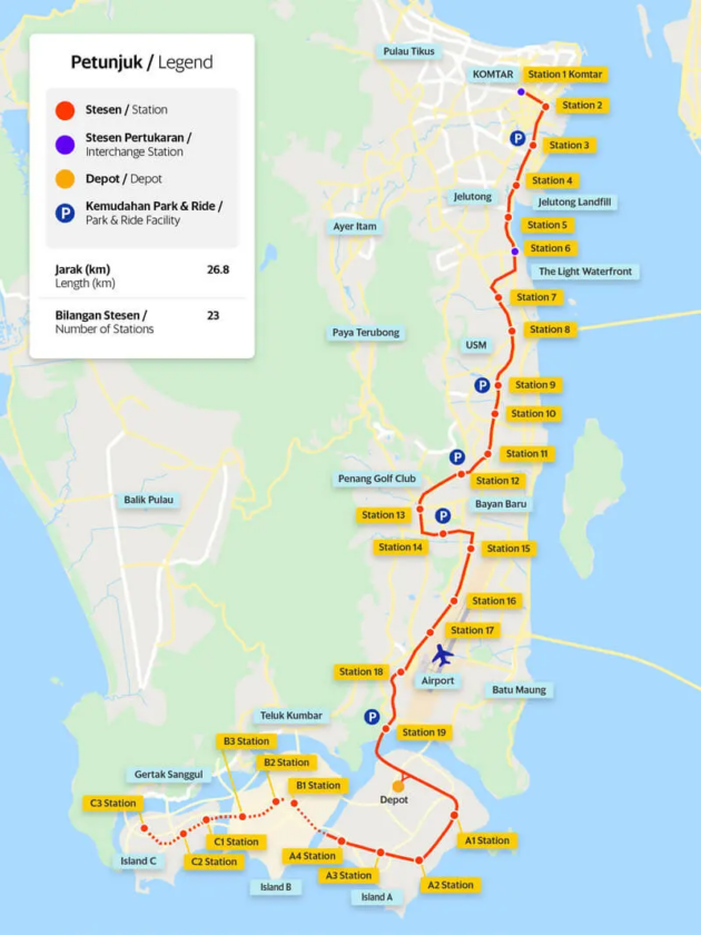 Government to provide more funds for Penang LRT