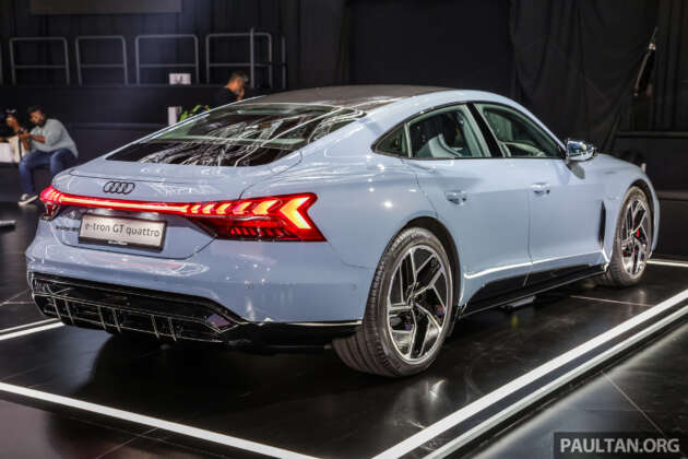Audi e-tron GT 2023 dilancar di M’sia – jarak gerak EV cecah 458 km, 646 PS; 0-100km/j 3.1s; dari RM588k